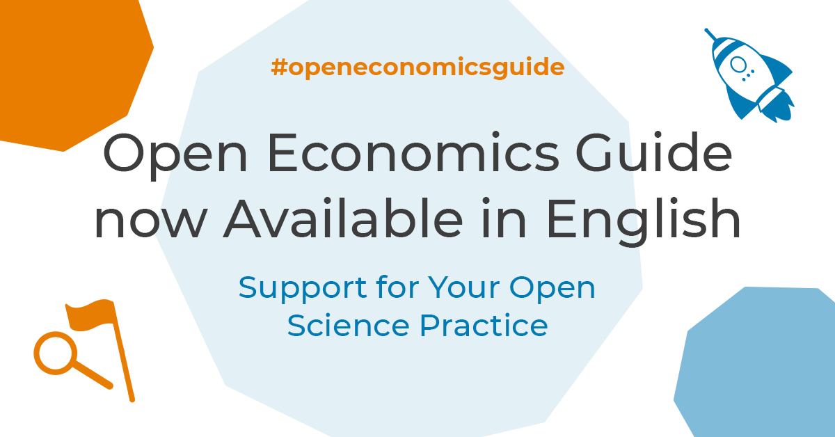 Open Economics Guide now Available in English: Support for Your Open Science Practice