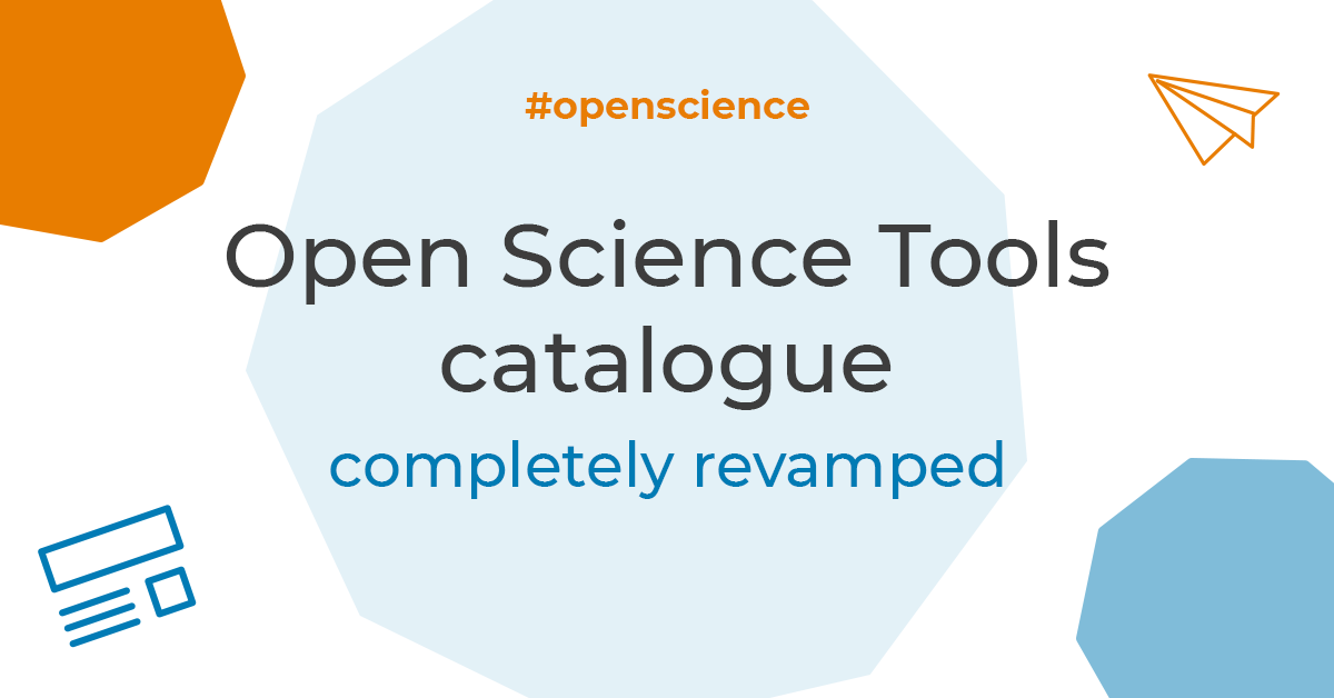 Open Science Tools catalogue completely revamped